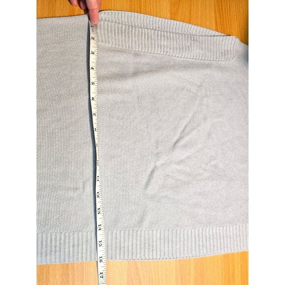 Lululemon Forward Flow Poncho OS Gray Knit Stretch Casual Comfort Silk Blend - Picture 4 of 13
